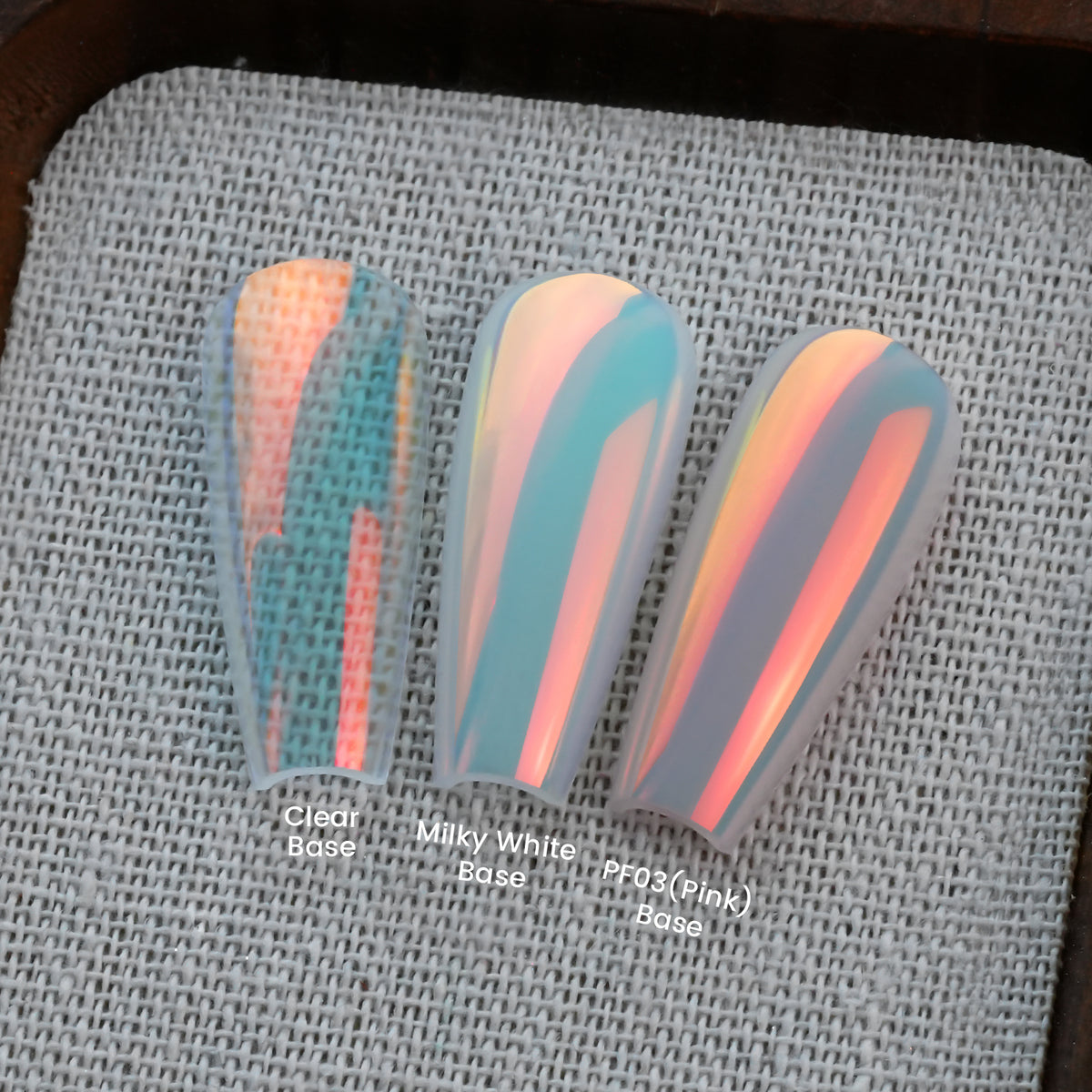 GleamTap Cushion Chrome Nail Powder with Sponges Patting-0.5g-GT123 Sunset