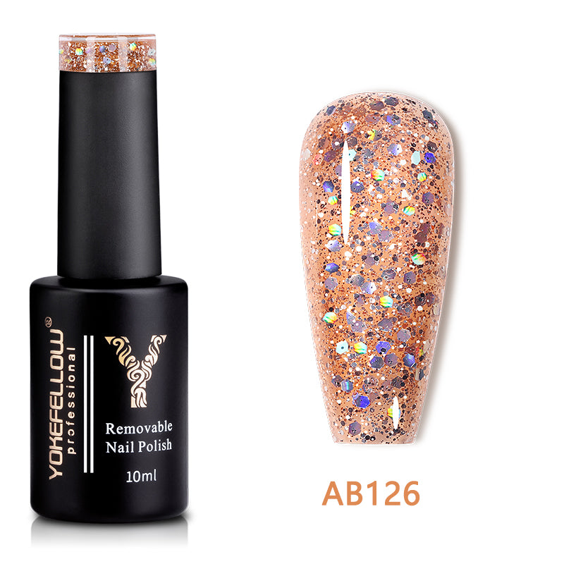 10ML Glitter Gel Polish-AB126 - YokefellowBeauty