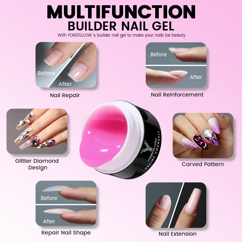 Gel para extensión de uñas 15G - YMH12