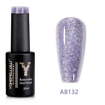 10ML Glitter Gel Polish-AB132 - YokefellowBeauty