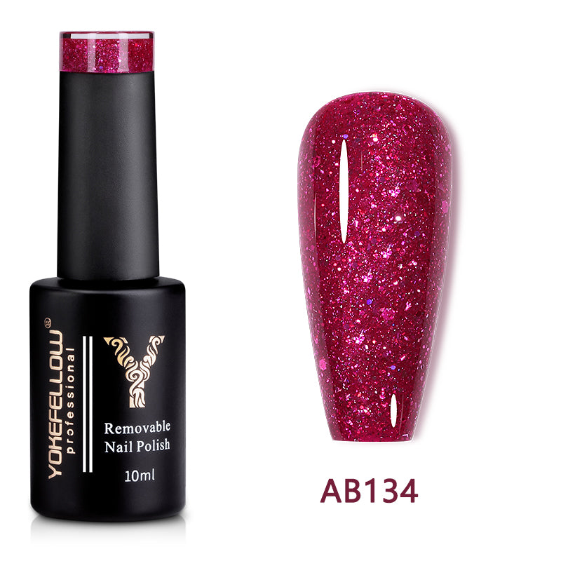 10ML Glitter Gel Polish-AB134 - YokefellowBeauty