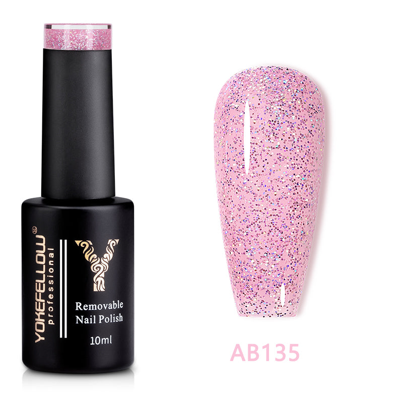 10ML Glitter Gel Polish-AB135 - YokefellowBeauty