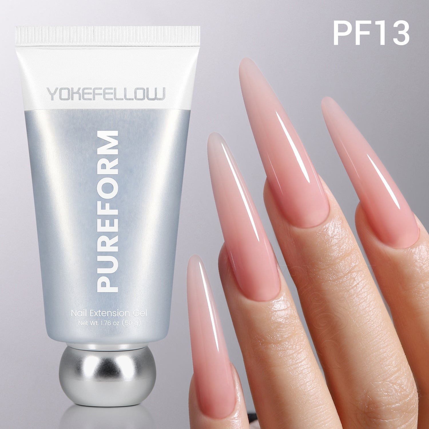 50G Pureform Nail Extension Gel-PF02(Pure Snow)