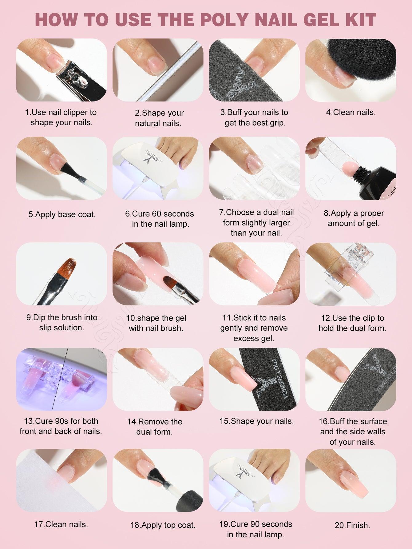 Gel para uñas Poly de 15 g - YMP14