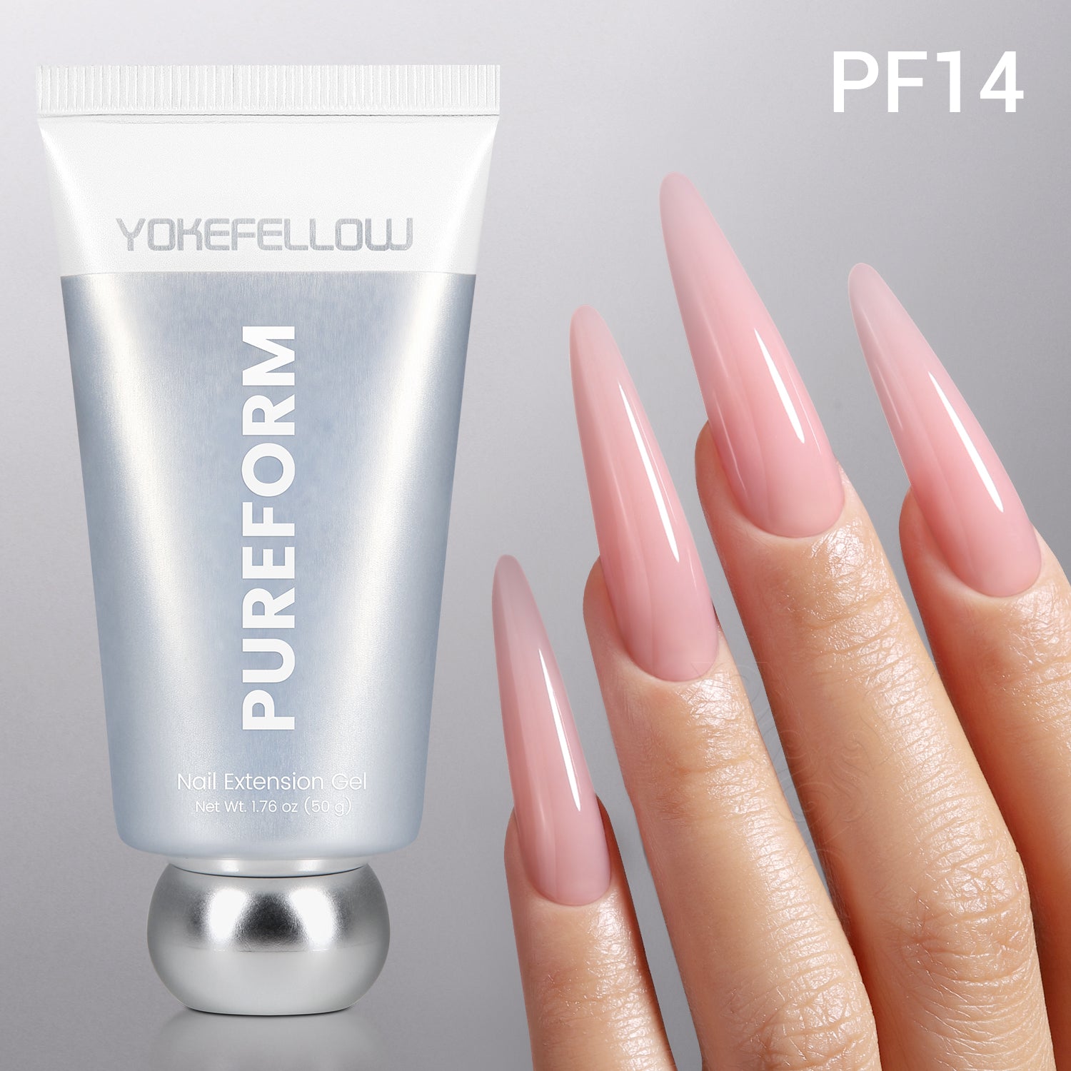 50G Pureform Nail Extension Gel-PF13(Rosy Mist)