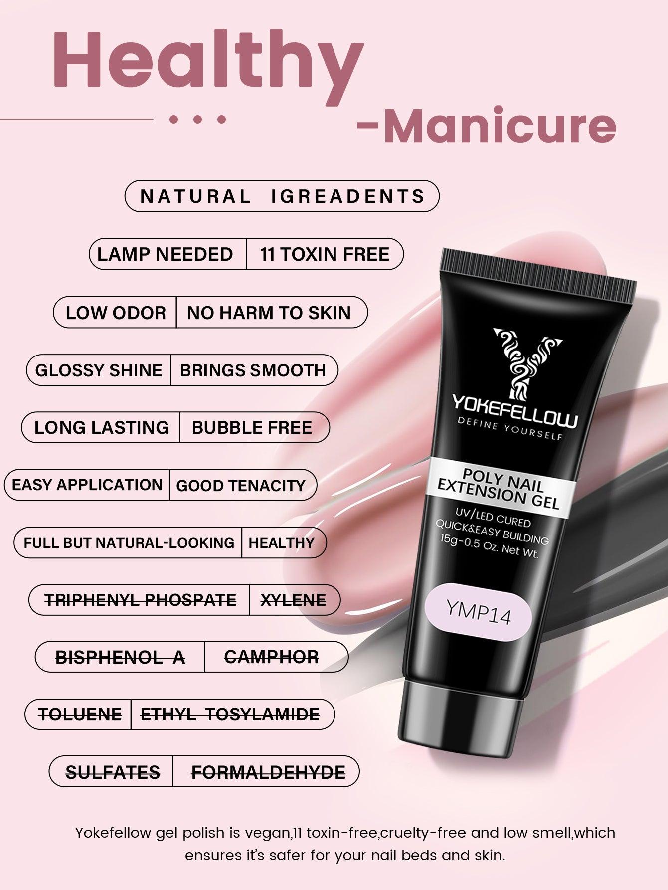 Gel para uñas Poly de 15 g - YMP14