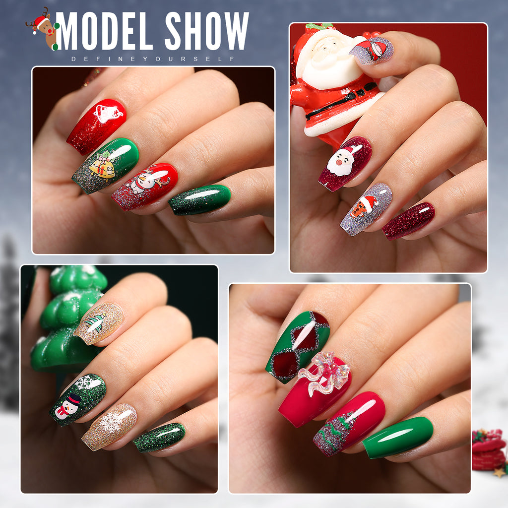 Christmas Series-6 Colors Gel Polish Set - YokefellowBeauty