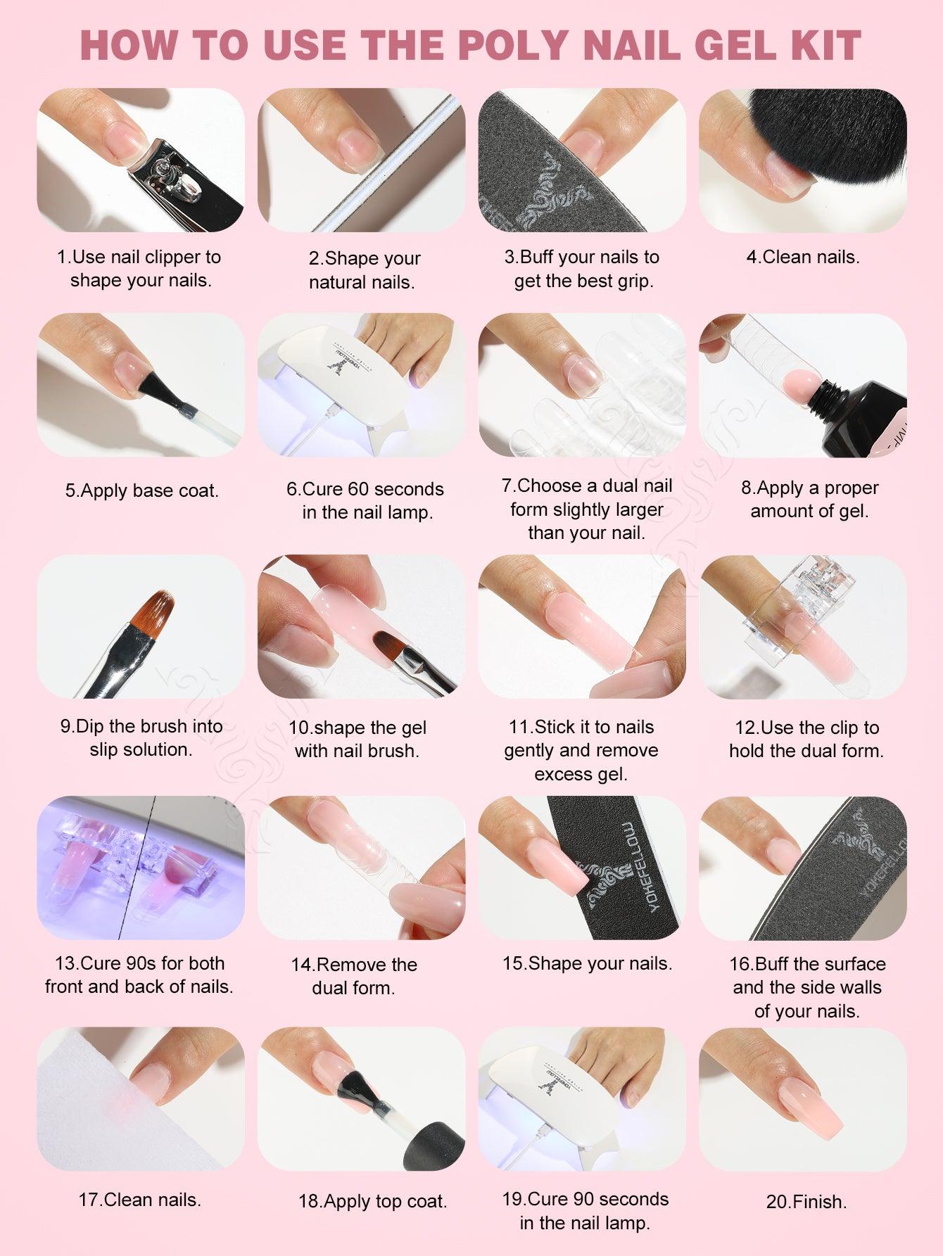 Gel para uñas Poly de 15 g - YMP16