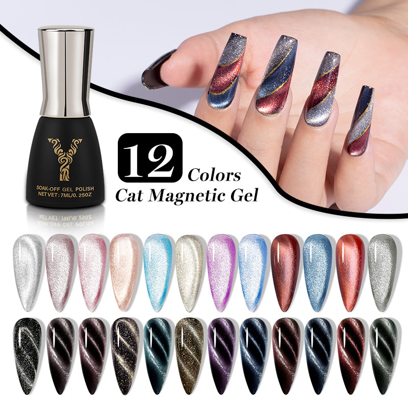 7ml 9D cat magnetic nail gel polish - YokefellowBeauty