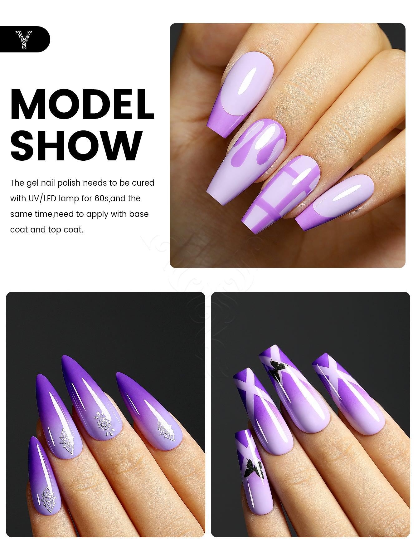 Purple Series-3 Colors Gel Polish Set