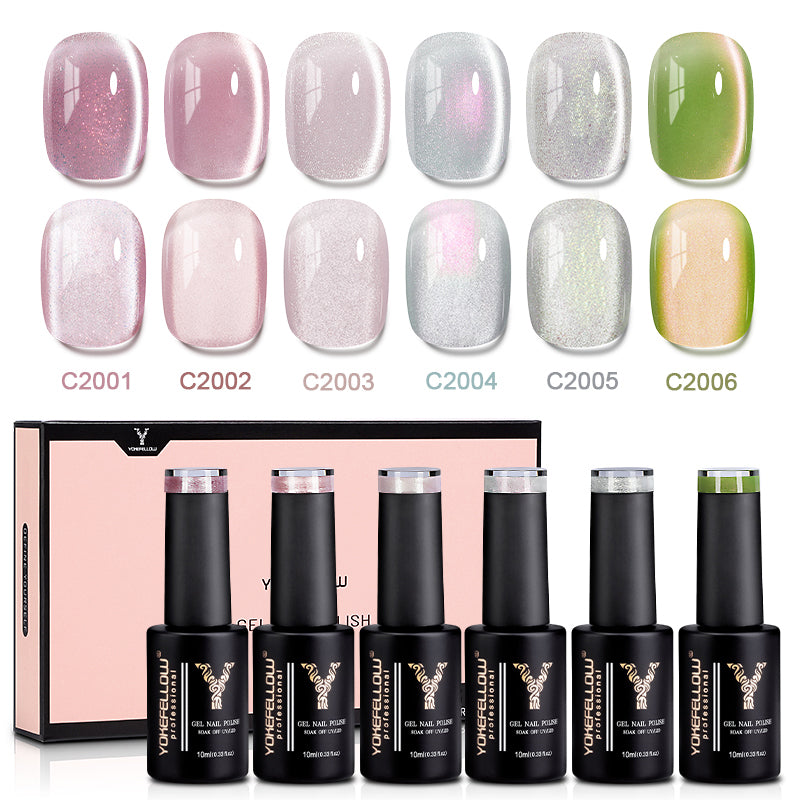 Cat Magnetic Series-6 Colors Gel Polish Set