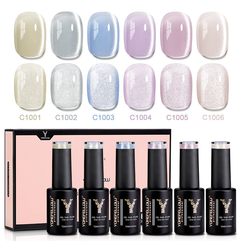 Cat Magnetic Series-6 Colors Gel Polish Set