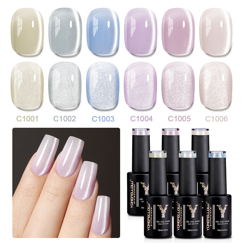 Cat Magnetic Series-6 Colors Gel Polish Set