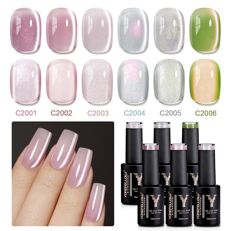 Cat Magnetic Series-6 Colors Gel Polish Set