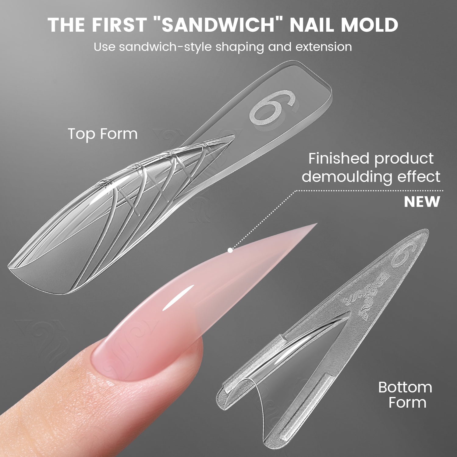 Short Stiletto Sandwich Dual Form-IM222