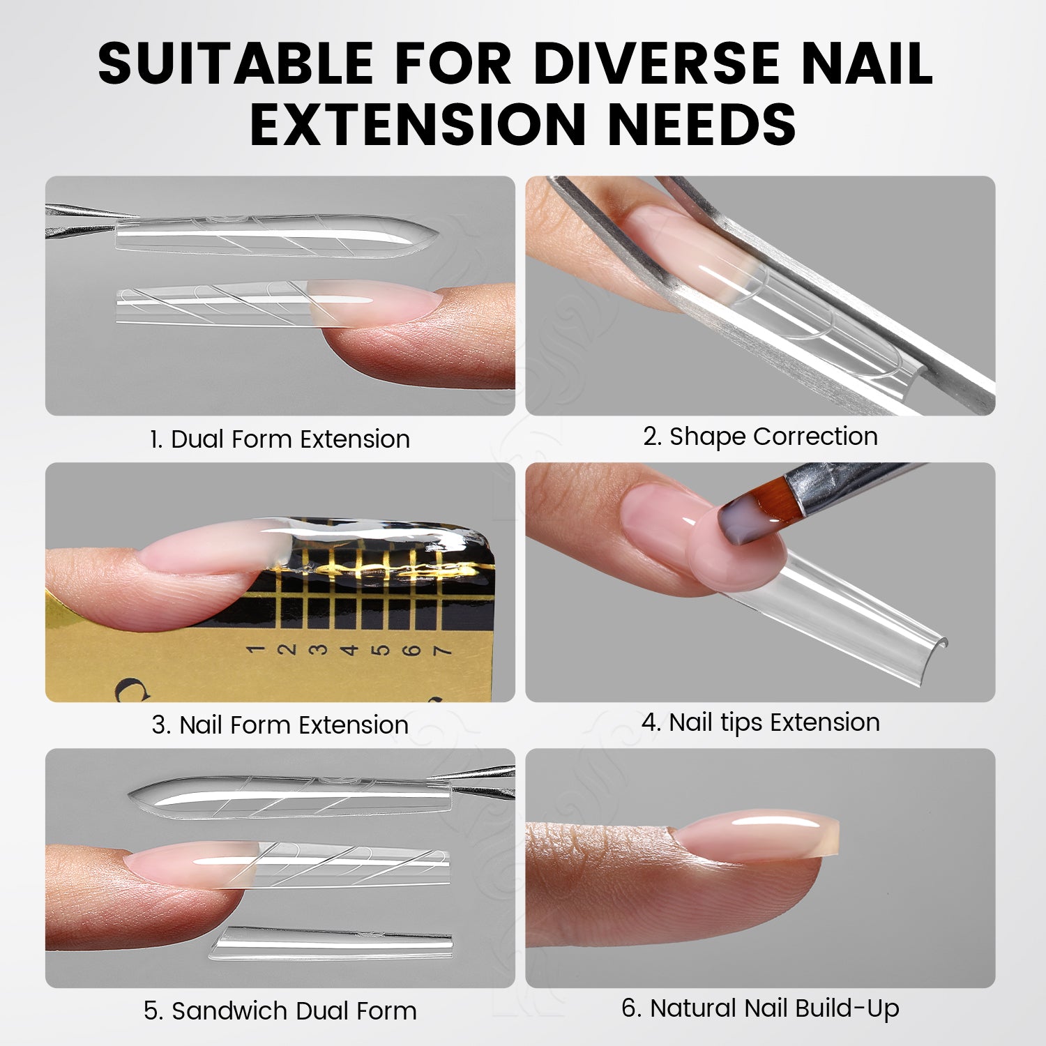 50G Pureform Nail Extension Gel-5PCS Pack