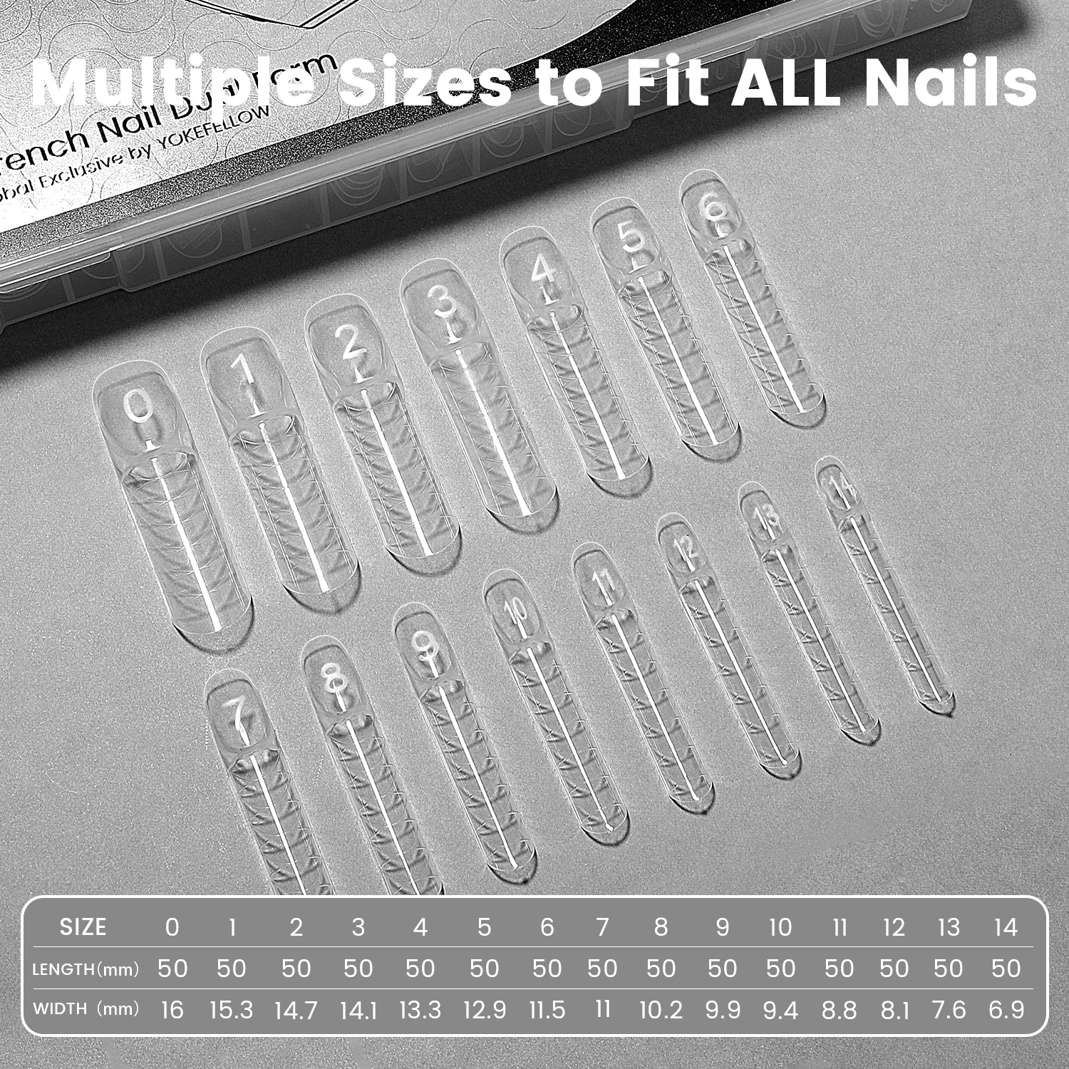 ImMaster IM111 Moldes de uñas francesas dobles 3D