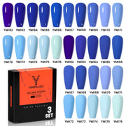 Serie Blu - Set di 3 colori di smalto gel