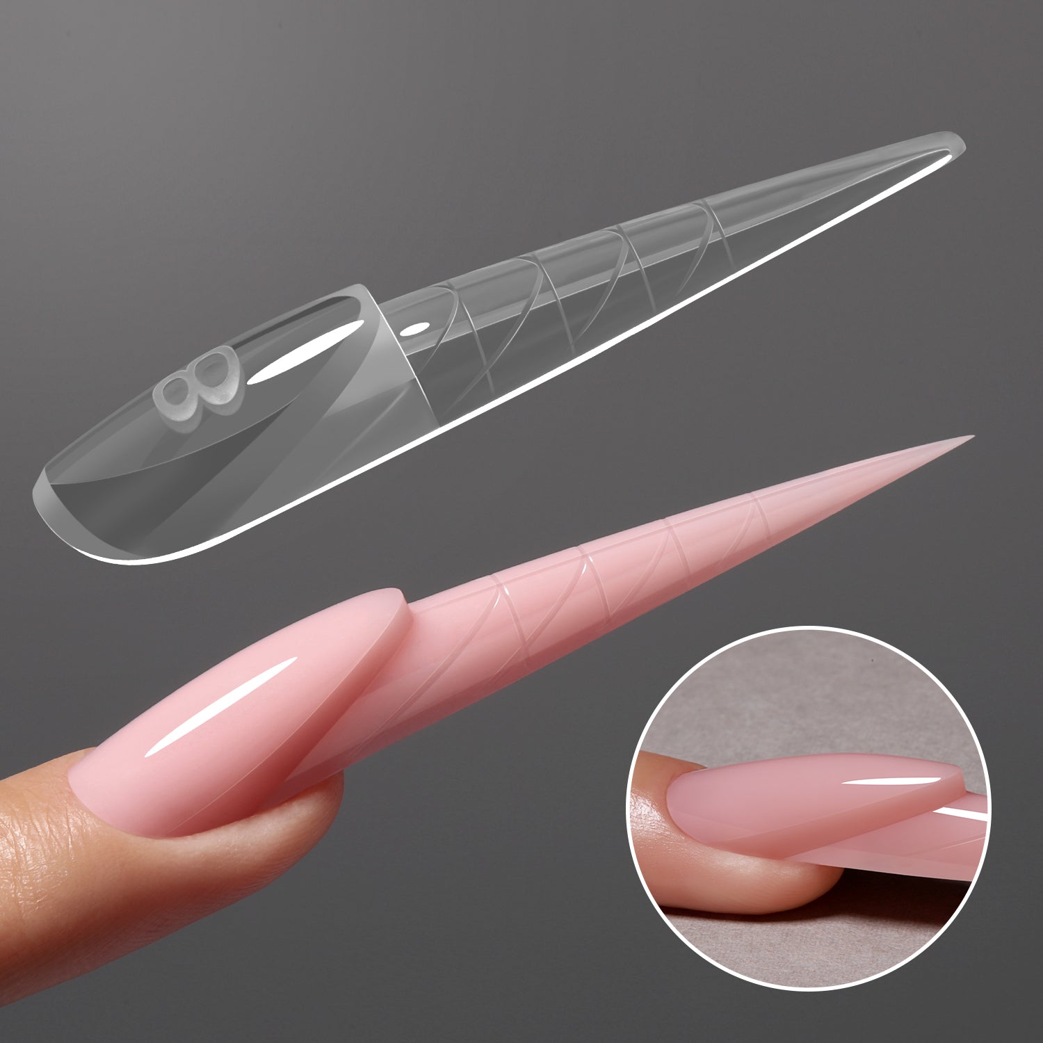 ImMaster IM111 Moldes de uñas francesas dobles 3D