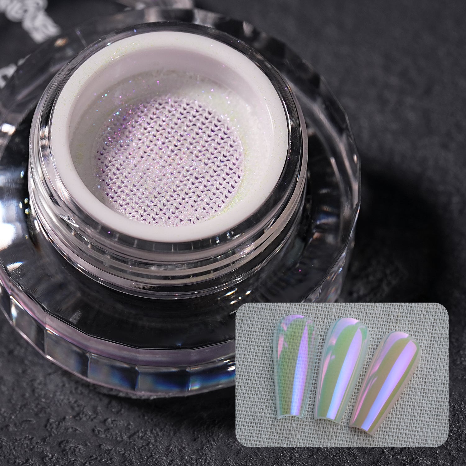 GleamTap Cushion Aurora Chrome Nail Powder -GT113 Daydream