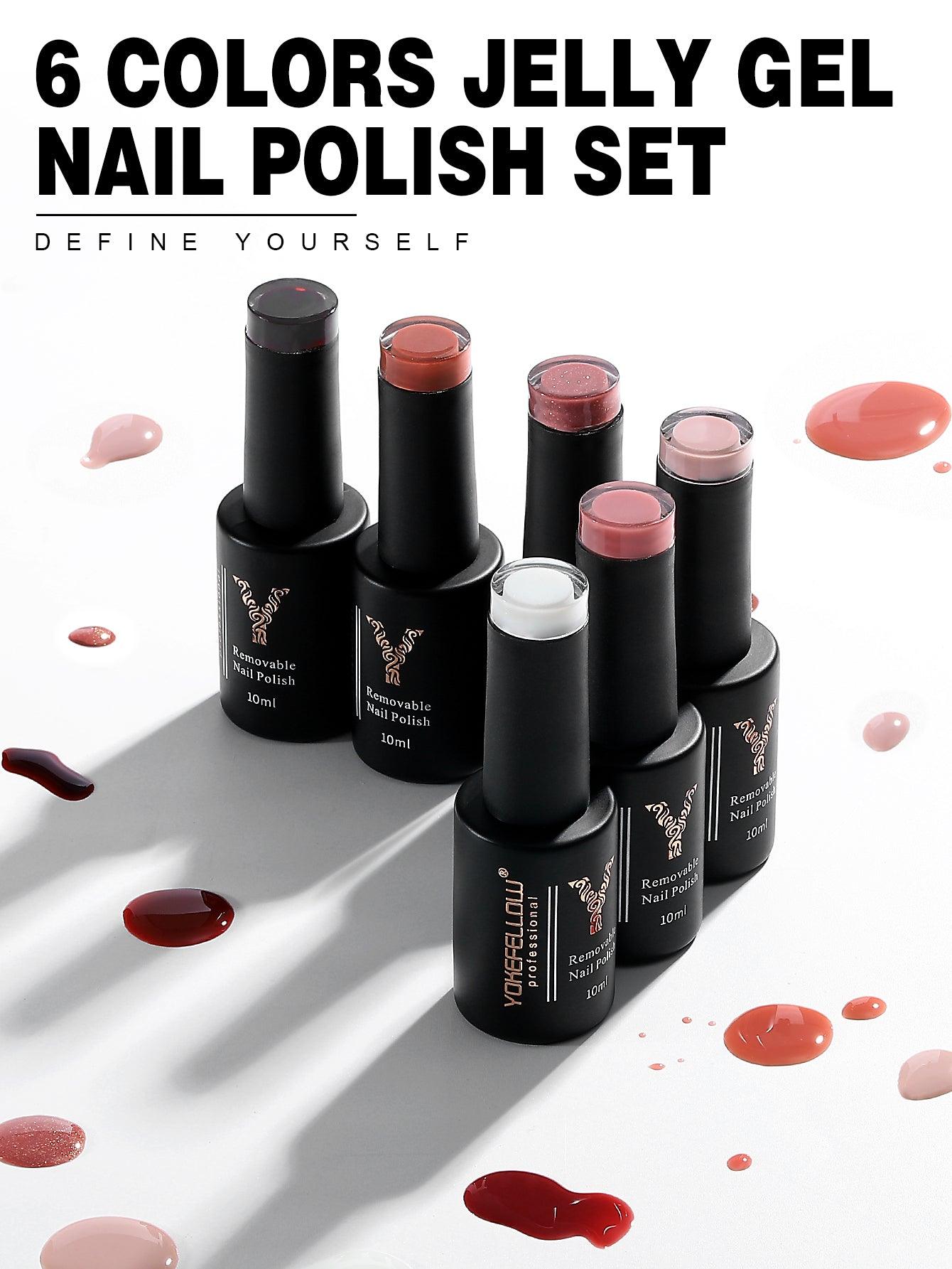 Jelly Series-6 Colors Gel Polish Set