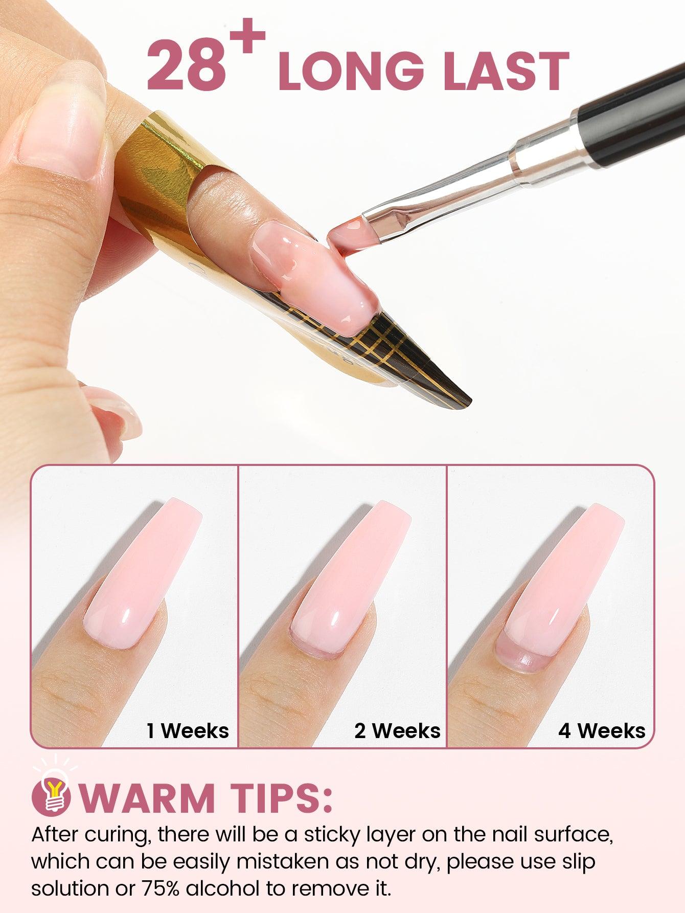 Gel para extensión de uñas duro de 15 g - YMH19