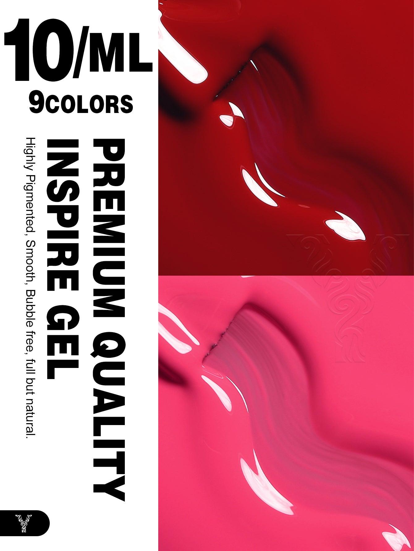 Red Series-3 Colors Gel Polish Set
