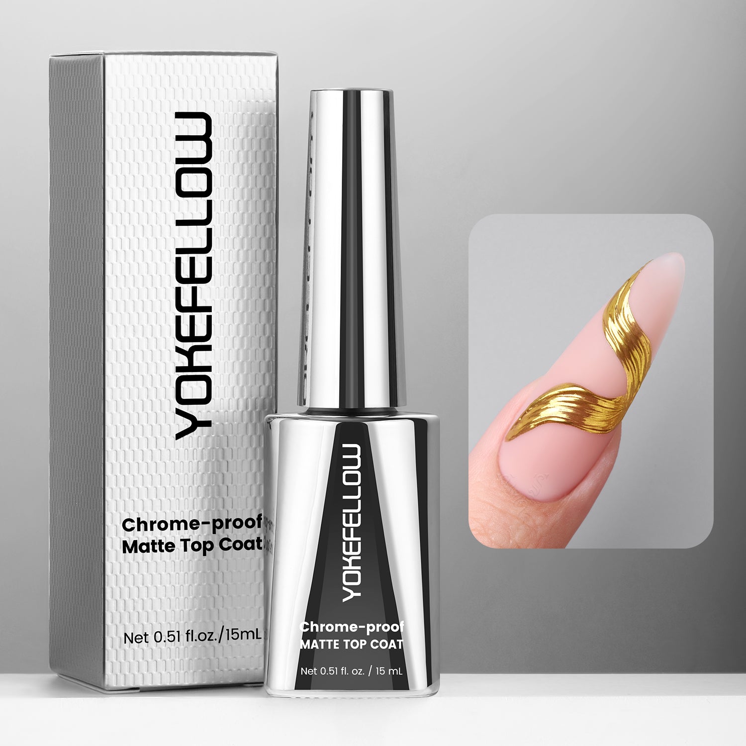 GleamTap Chrome-proof Matte Top Coat
