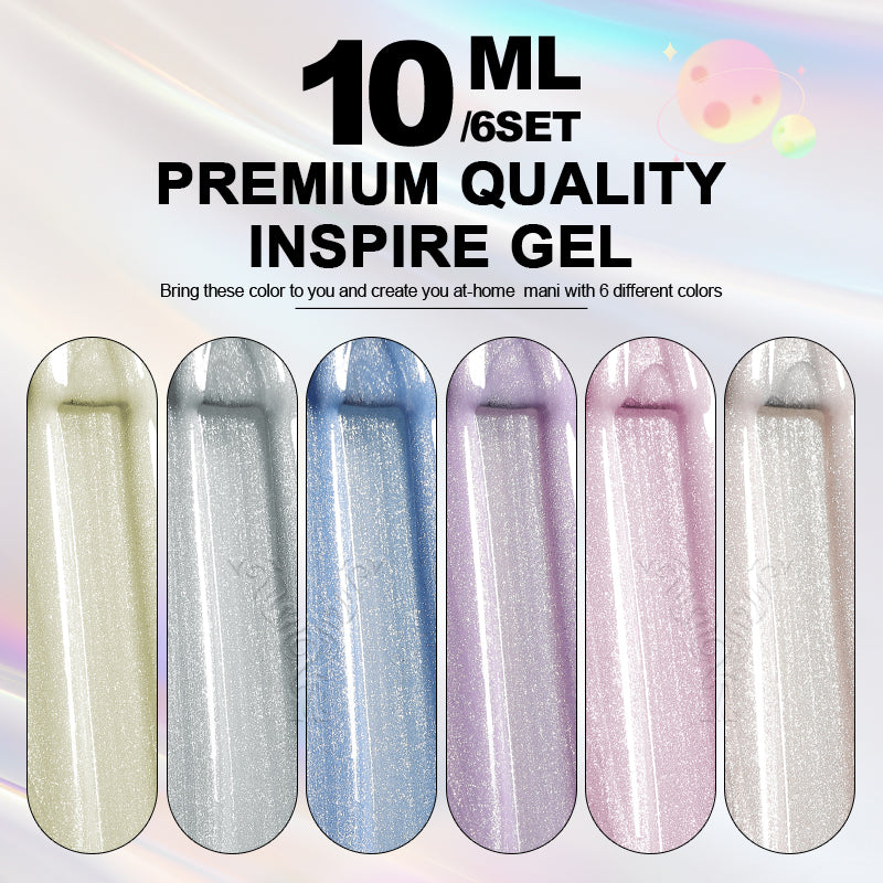 Cat Magnetic Series-6 Colors Gel Polish Set