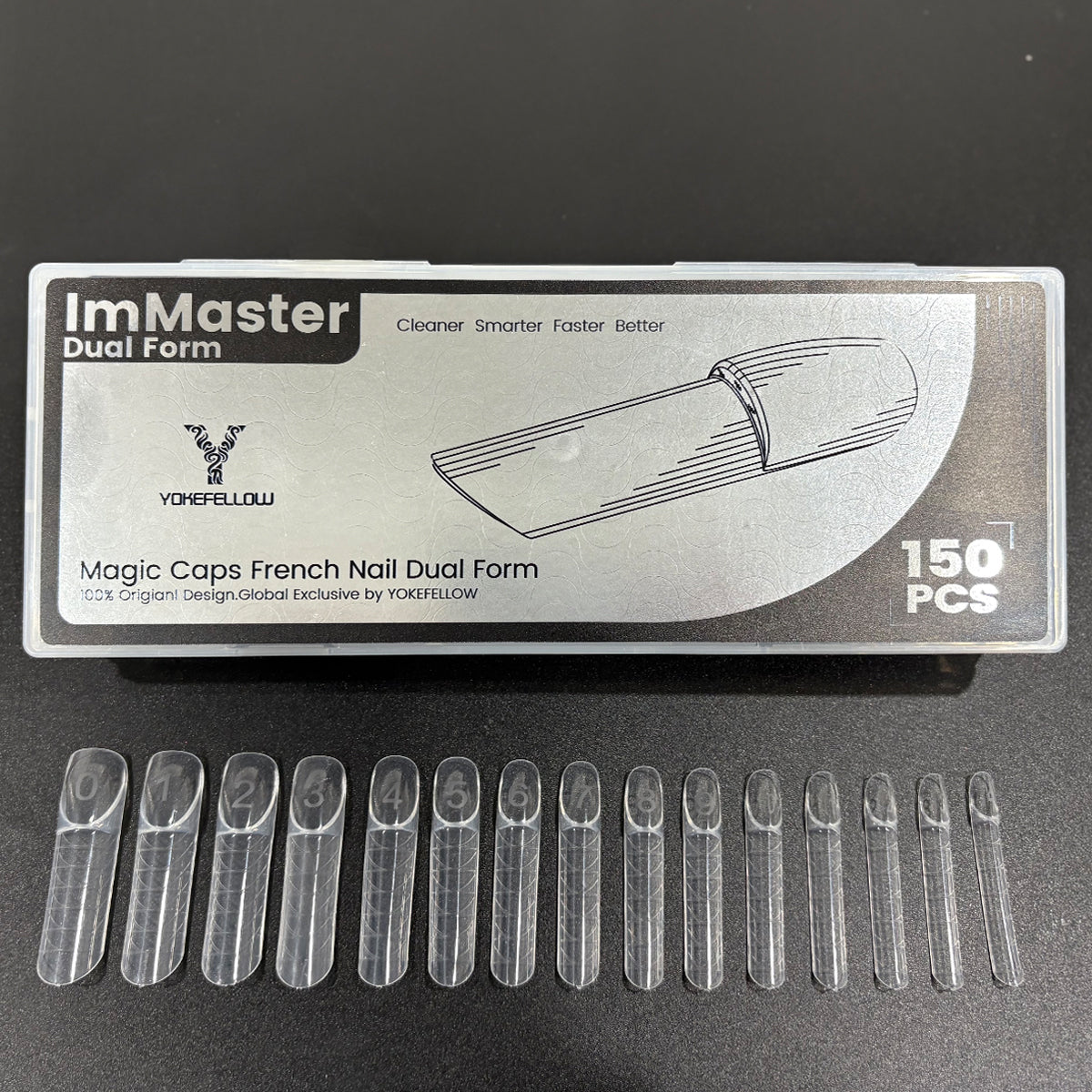 ImMaster IM111 Moldes de uñas francesas dobles 3D