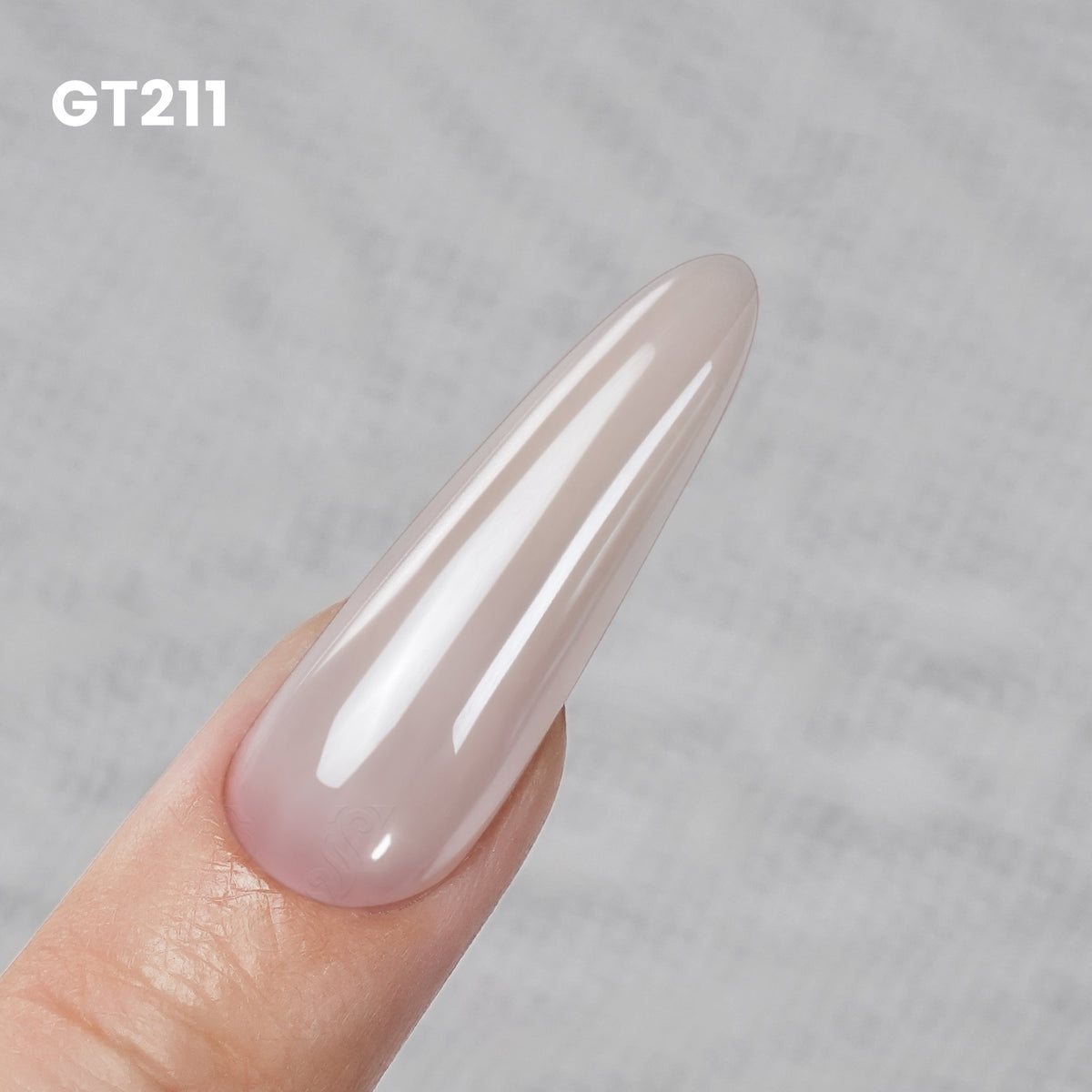 GleamTap Cushion Chrome Nail Powder with Sponges Patting-0.5g-GT211 Magic White