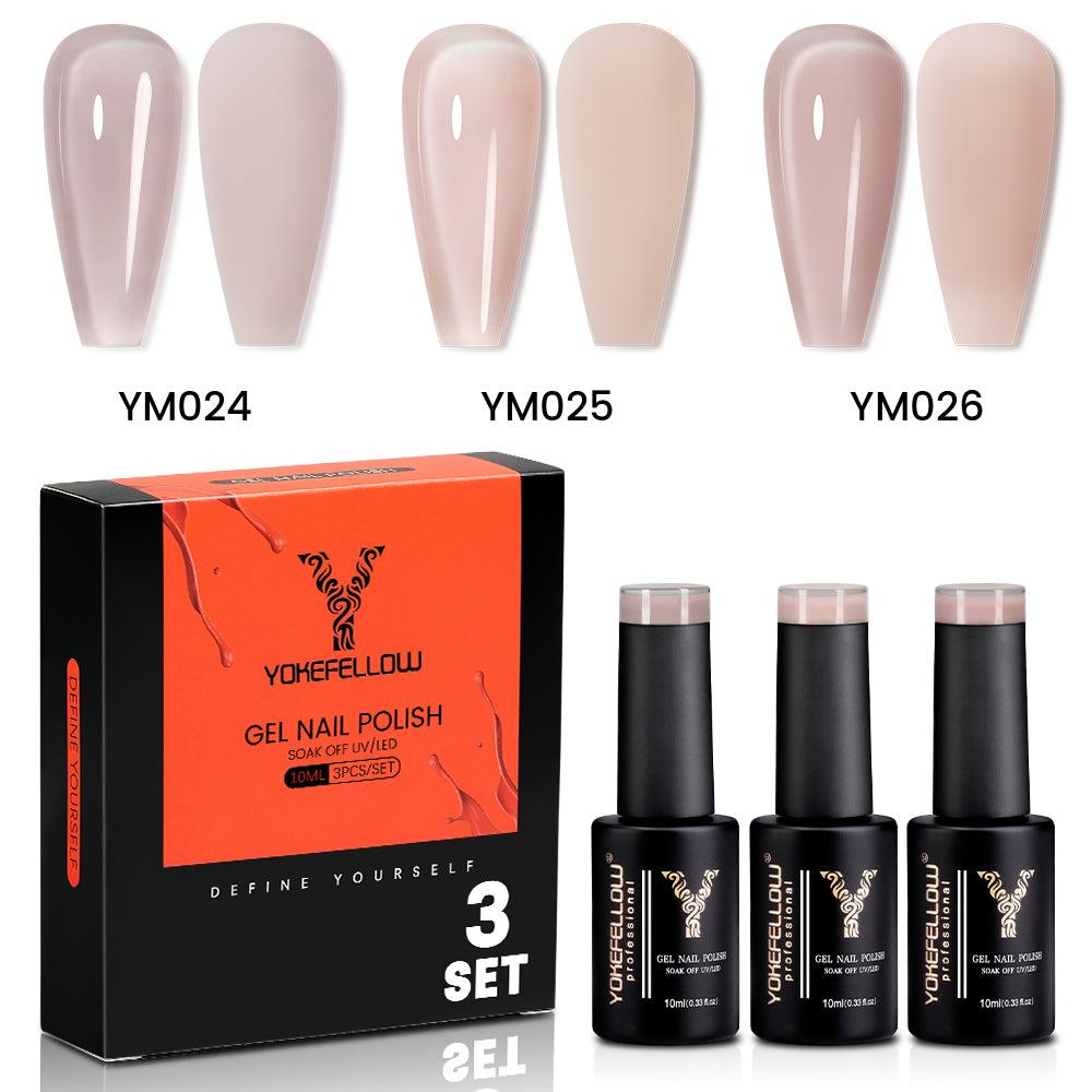 Serie Jelly - Set di 3 smalti in gel colorati