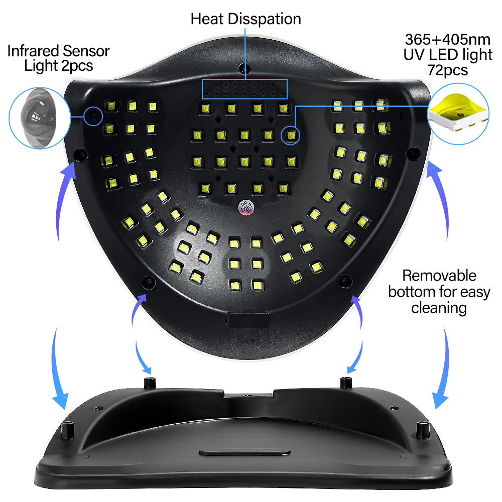 320W Electric Nail Lamp-SUN X16 Max - YokefellowBeauty