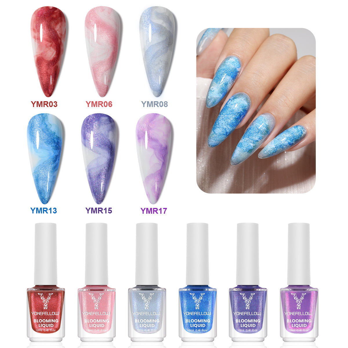 12ML Nail Blooming Liquid-YMR03-YMR17