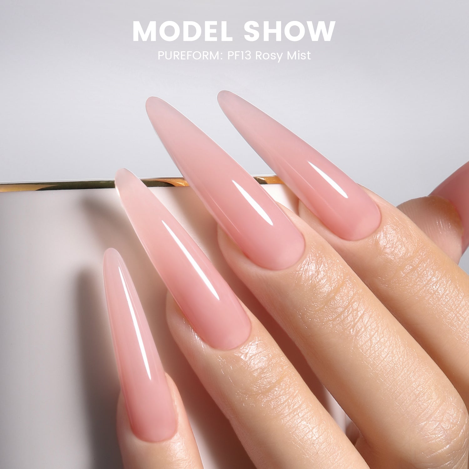 50G Pureform Nail Extension Gel-PF13(Rosy Mist)