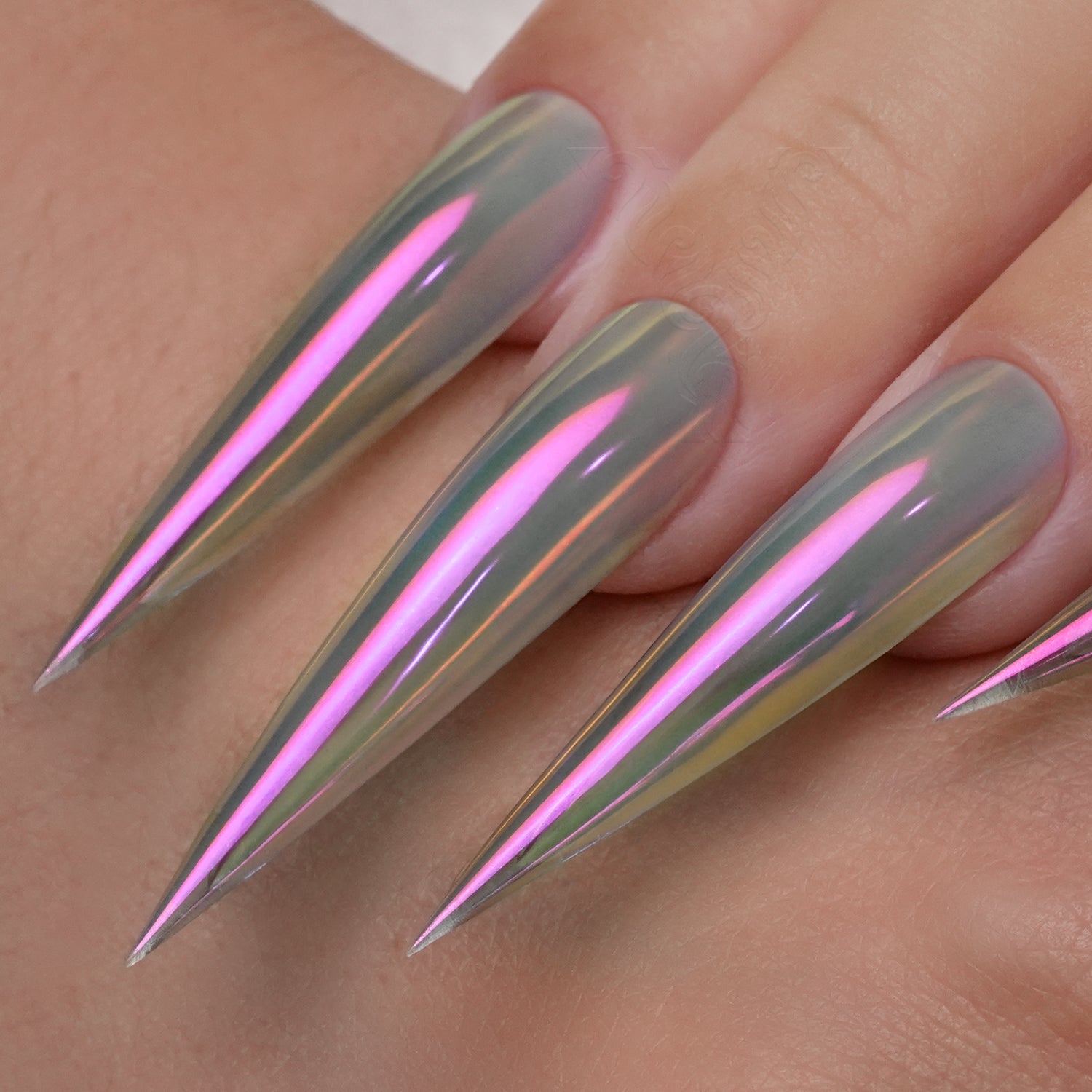 GleamTap Cushion Aurora Chrome Nail Powder-GT122 Aurora Kiss