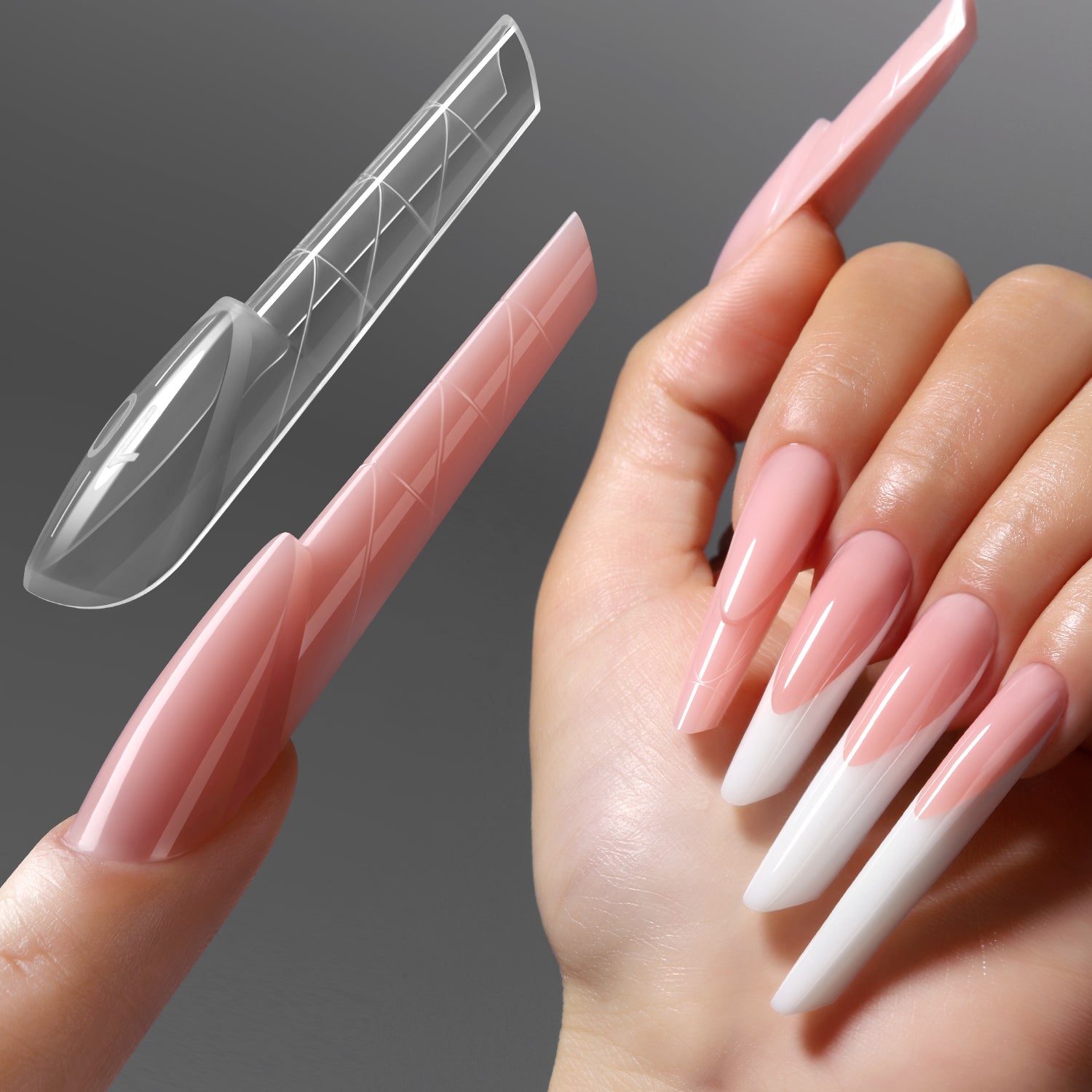 Stiletto ImMaster 3D Reverse French Dual Form-IM112