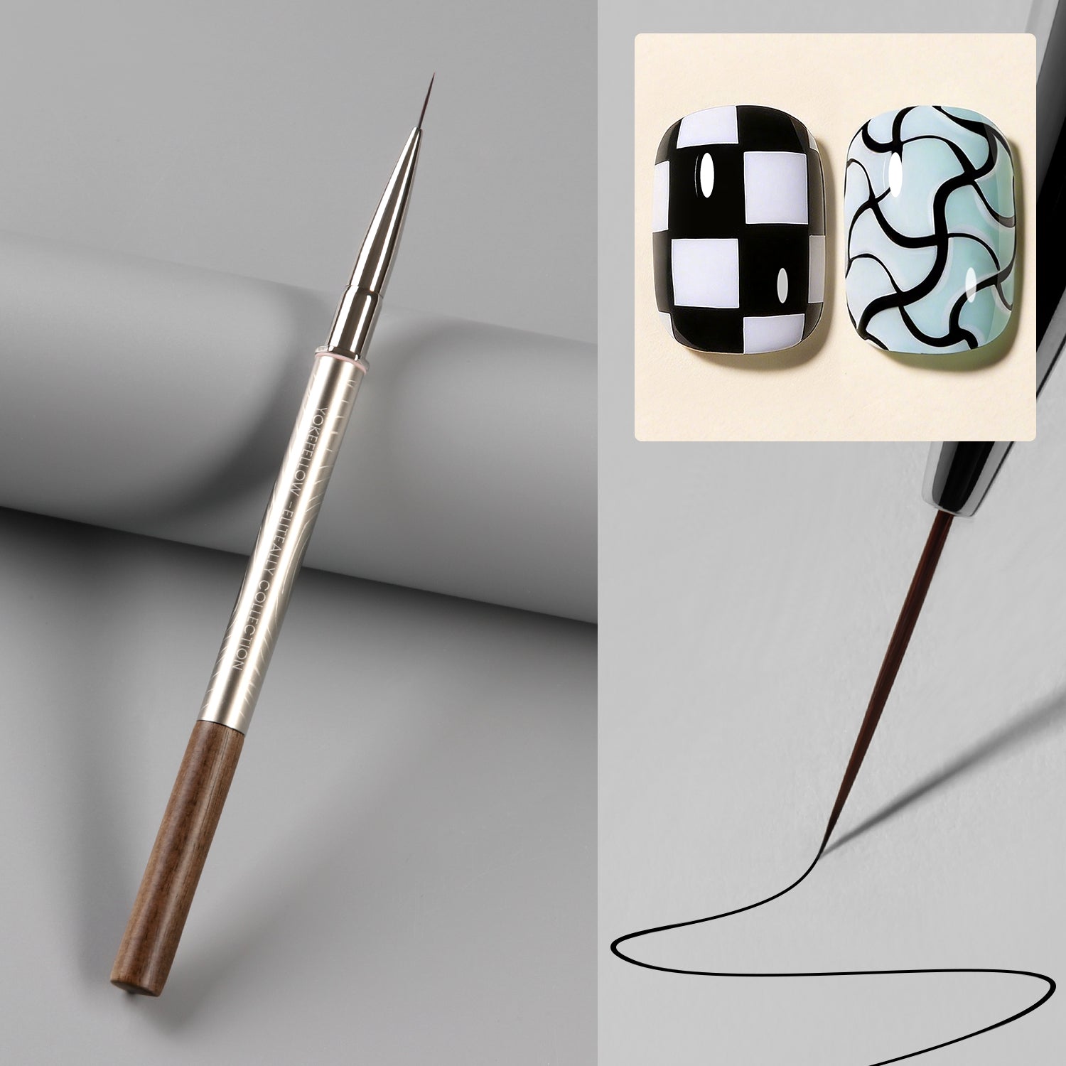 EliteAlly Nail Art Brushes-EA06(LINER-L)
