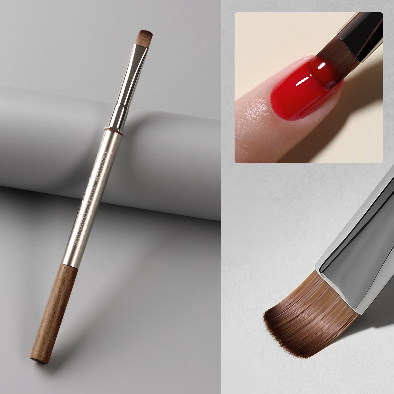 EliteAlly Nail Art Brushes-EA02(WIDE ROUND)