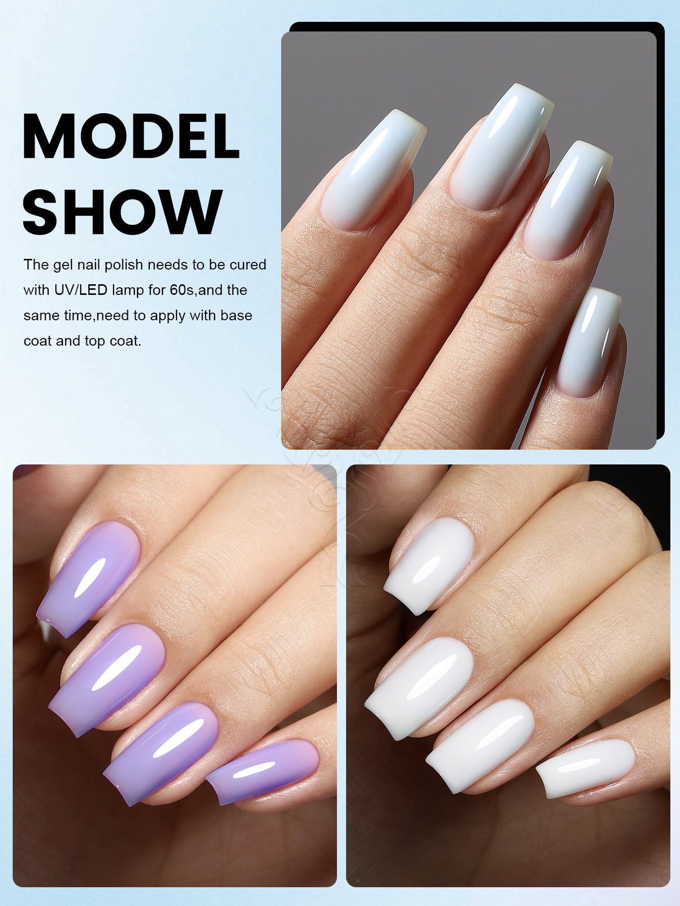 Rubber Base Gel-6PCS Gel Polish Set
