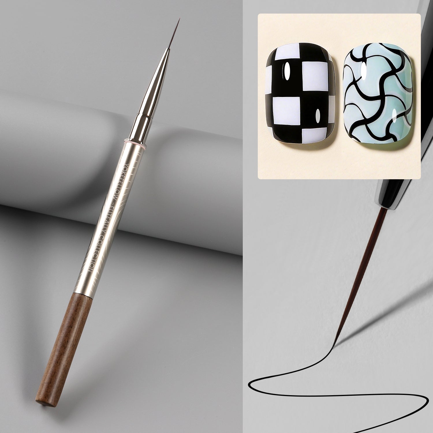 EliteAlly Nail Art Brushes-EA07(ART)