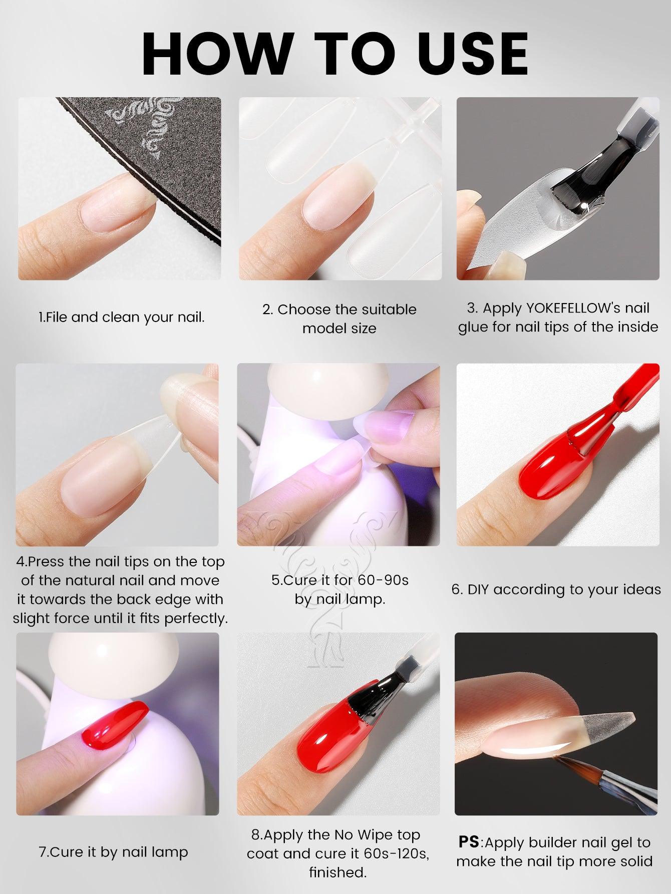 150PCS Soft Gel Nail Tips-YK-PP-33