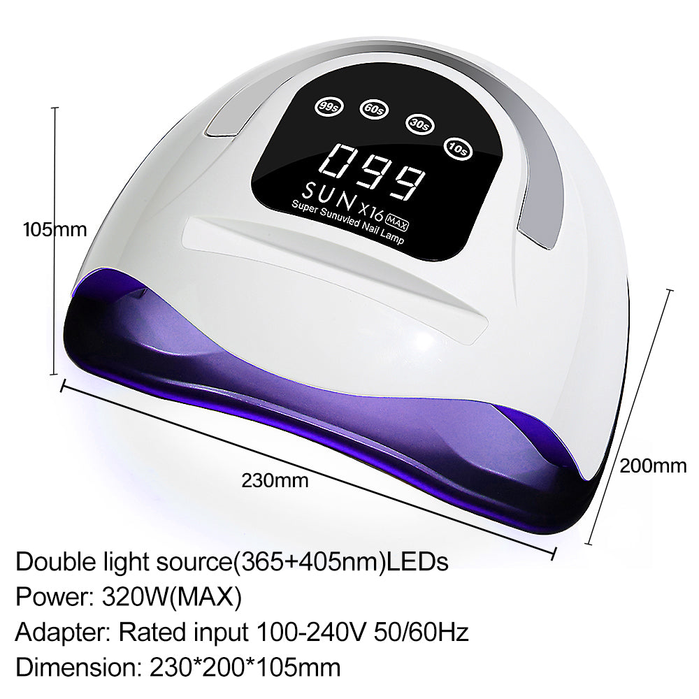 320W Electric Nail Lamp-SUN X16 Max - YokefellowBeauty