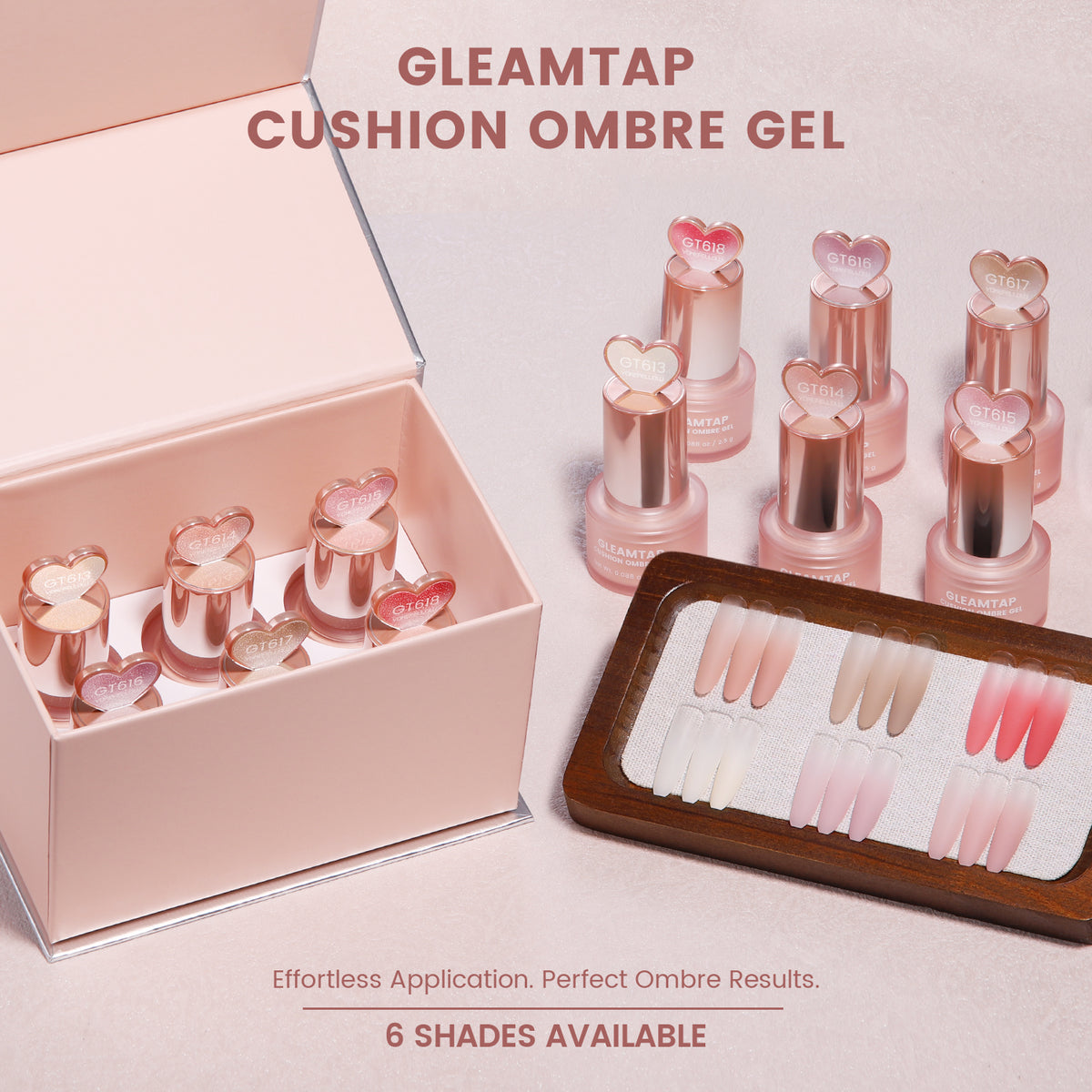 GleamTap Cushion Ombre Painting Gel Kits-GTKIT-OB1