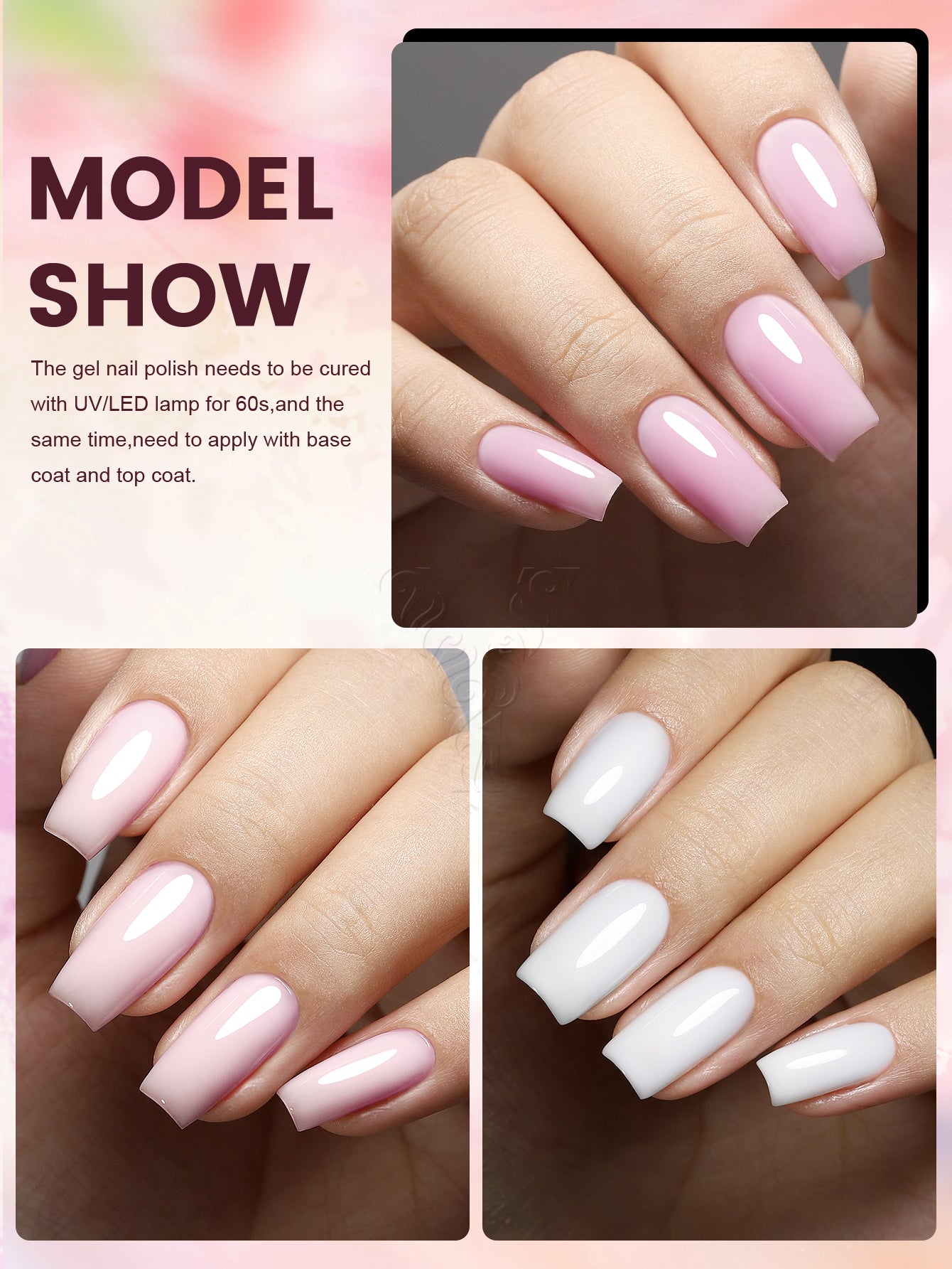 Rubber Base Gel-6PCS Gel Polish Set