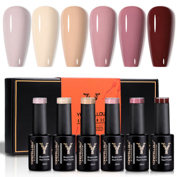 Pink Series-6 Colors Gel Polish Set - YokefellowBeauty