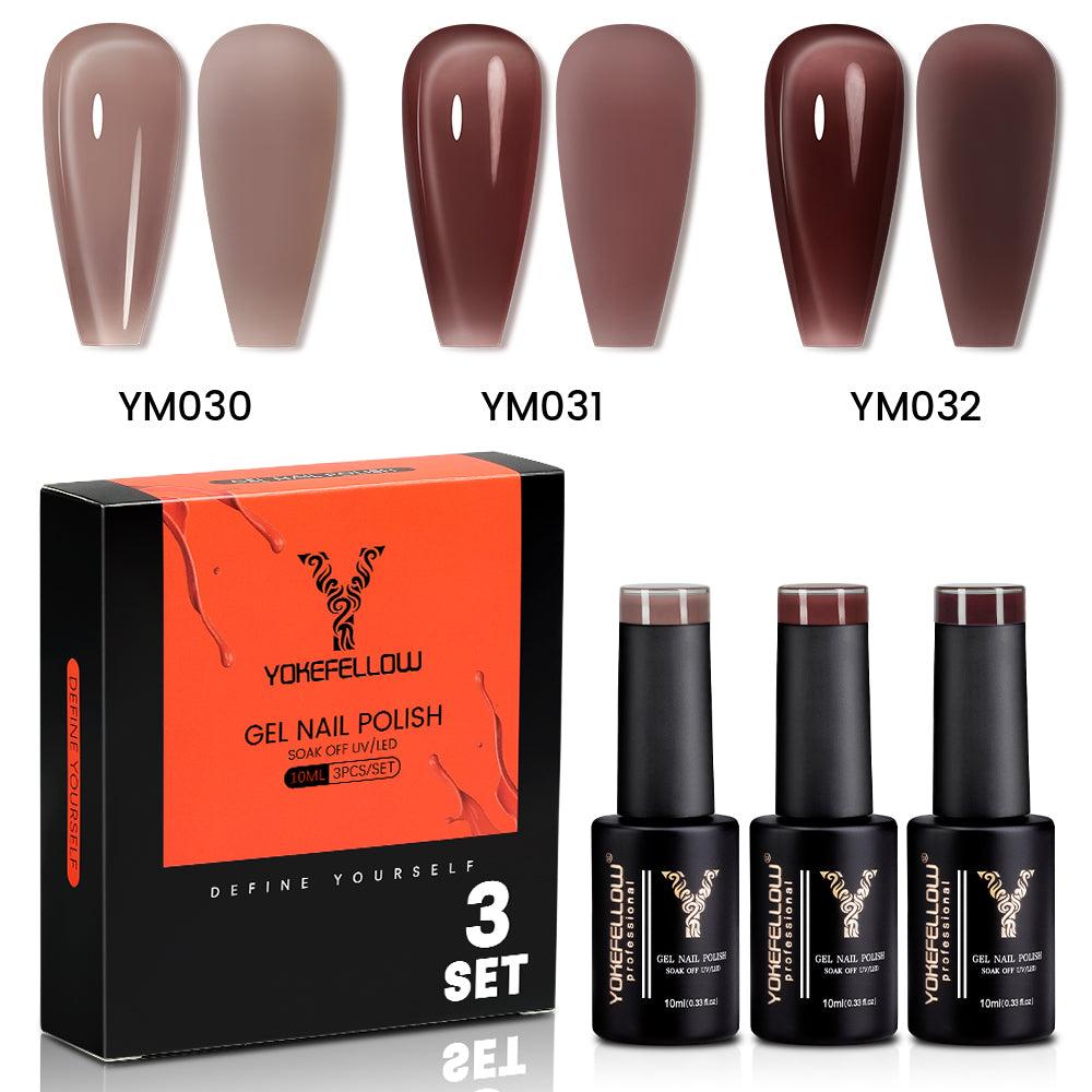 Serie Jelly - Set di 3 smalti in gel colorati