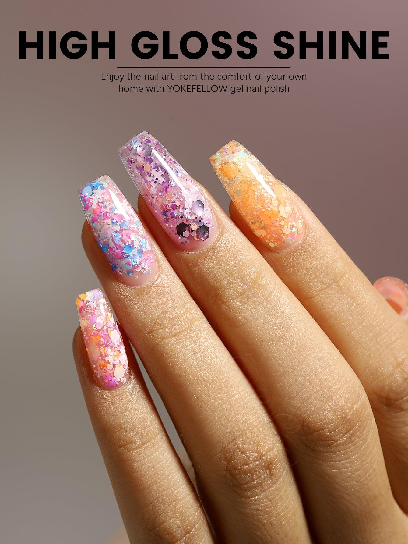 Coffret de vernis à ongles en gel Glitter Series-6PCS