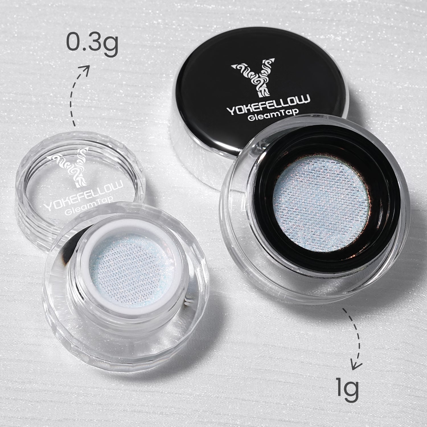 GleamTap Cushion Aurora Chrome Nail Powder 1g-GT111 Afterglow