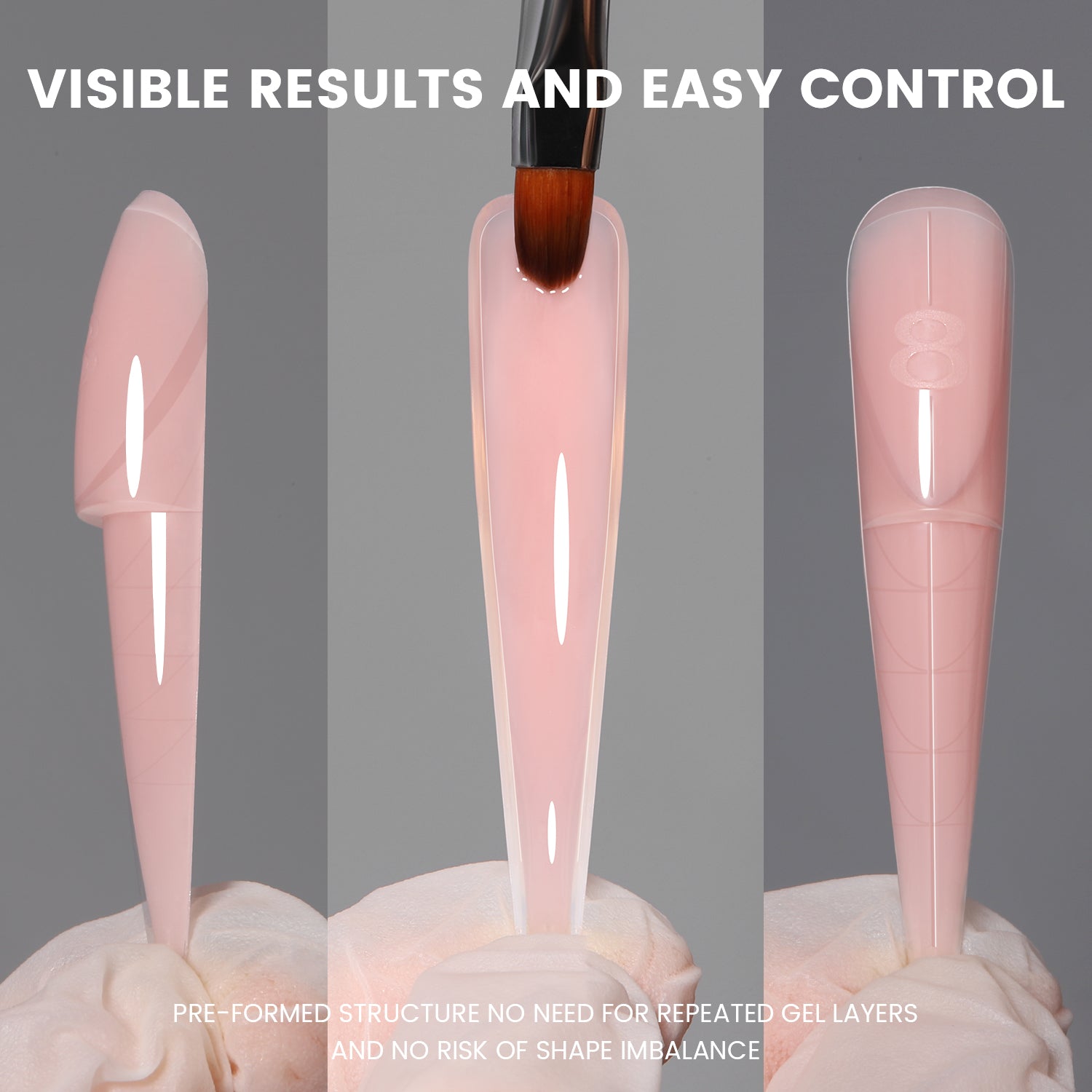 Stiletto ImMaster 3D Reverse French Dual Form-IM112